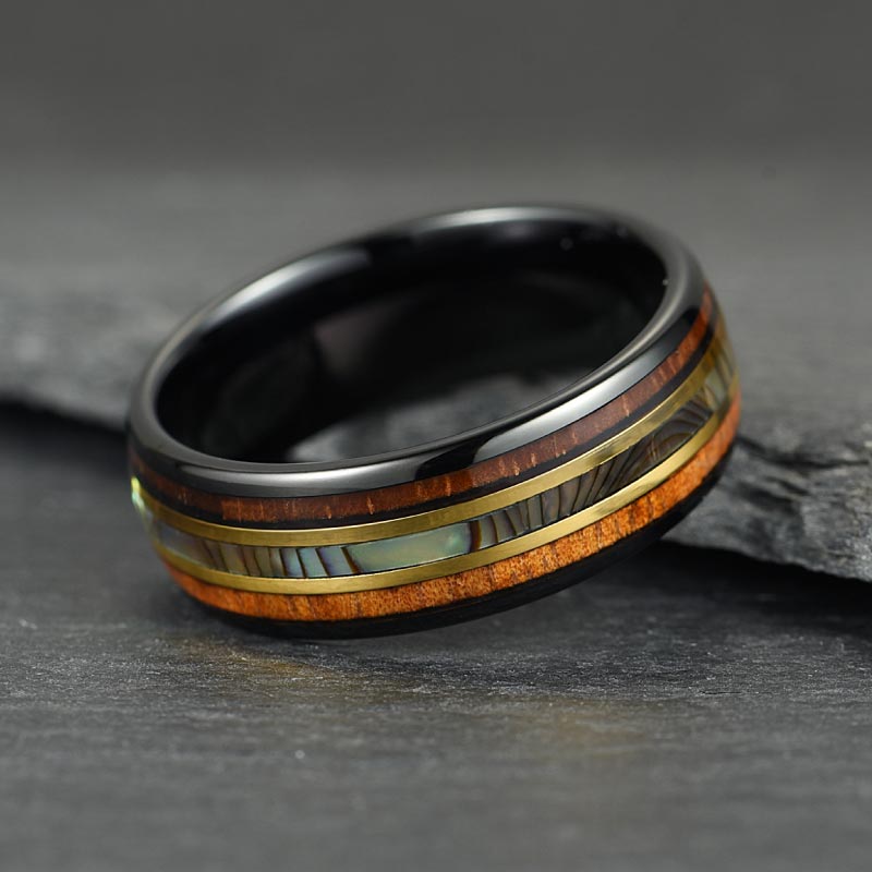 Men’s Coloured Wedding Rings Collection