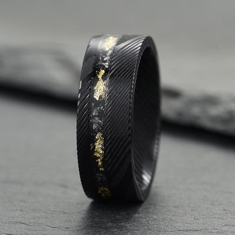 Men's Damascus Wedding Rings Collection