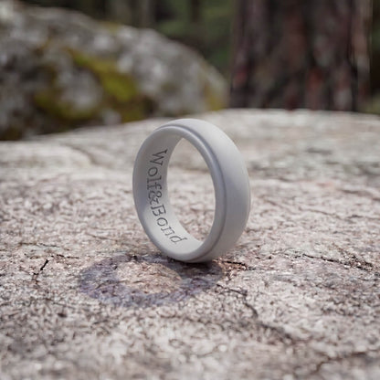 The Wolf Bevel - Silicone Ring - 8mm