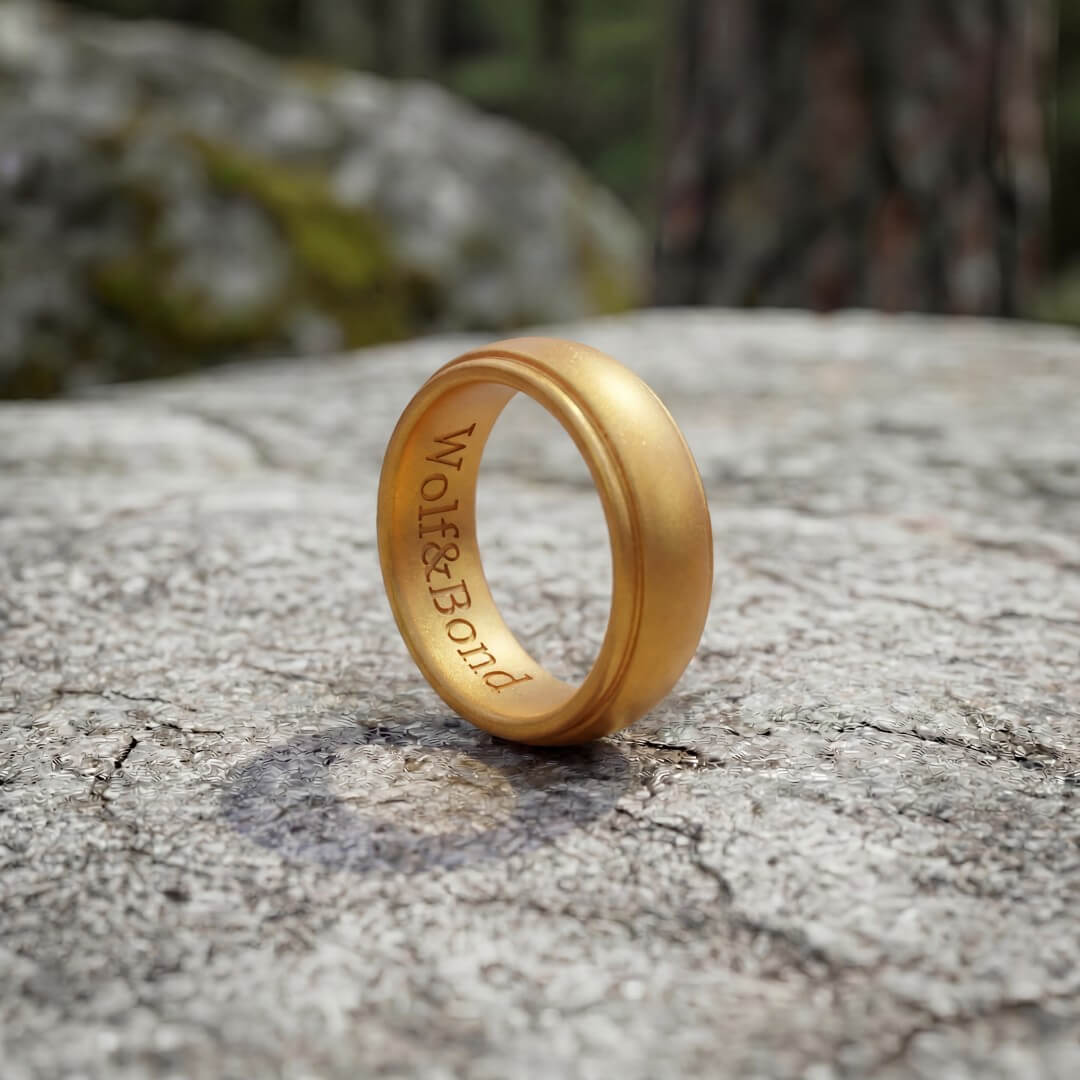 The Wolf Bevel - Silicone Ring - 8mm