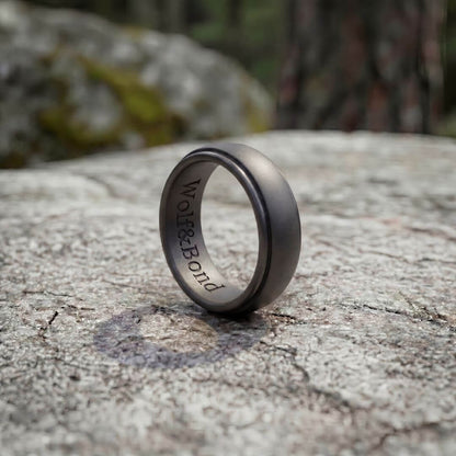 The Wolf Bevel - Silicone Ring - 8mm