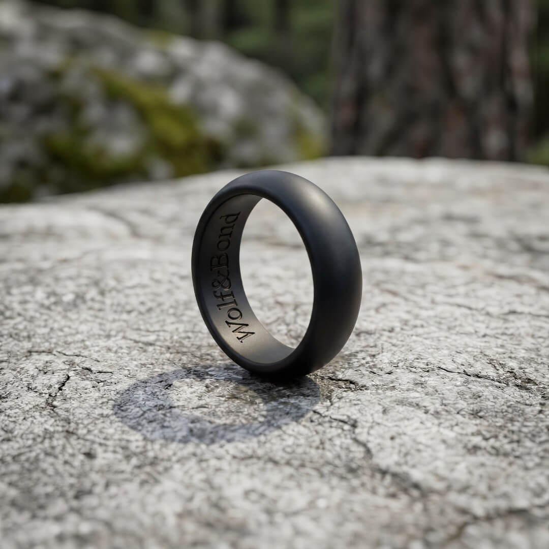 The Wolf Classic - Silicone Ring - 8mm