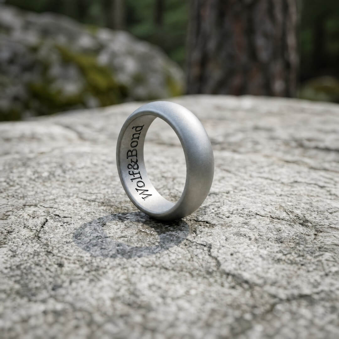 The Wolf Classic - Silicone Ring - 8mm