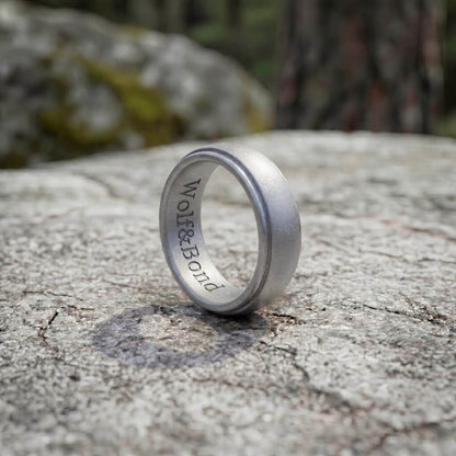 The Wolf Bevel - Silicone Ring - 8mm