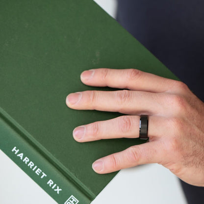 The Apex - Stealth Black Tungsten Ring (6mm, 8mm)