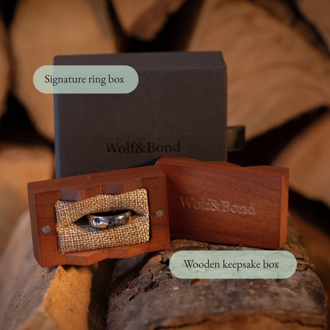 The Meridian – Polished Silver Tungsten Ring (6mm)